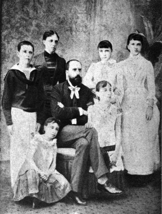 Marguerite Marie Thrse Henriette de Bourbon-Parme et sa famille